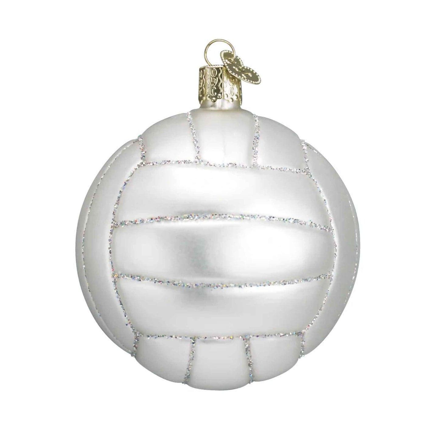 Old World Christmas Volleyball Glass Ornament 44022 Tree Decoration Free Box New