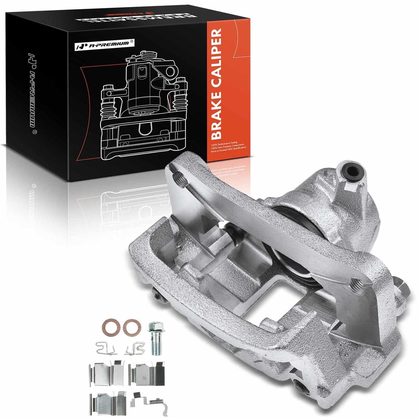 APremium Disc Brake Caliper Assembly with Bracket Compatible with Select Toyota Models 4Runner 20032009 FJ Cruiser 20072014 Rear Left Driver Side