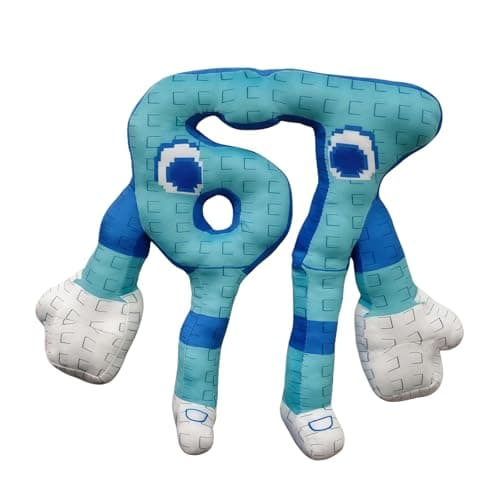 Steal a Brainrot Plush Soft Huggable Decor for Rooms 67 Plush Strawberry Elephant Los Tralaleritos Lucky Block Esok Sekolah Sammy Plush Collectible Gift for Fans Blue 67
