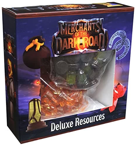 Merchants of The Dark Road Deluxe Resources Upgrade Premium Resource Components for Board Game Enhanced Tokens Table Presence Upgrade
