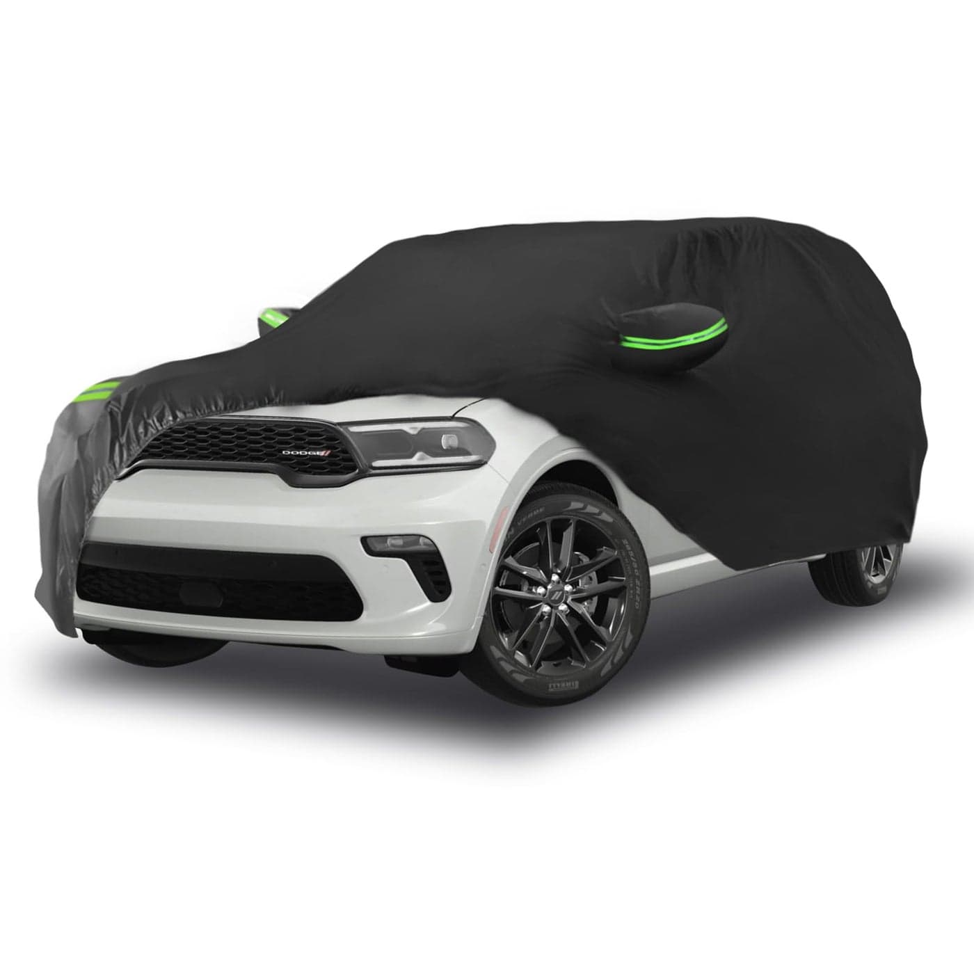 Proadsy 2025 Upgrade Car Cover for 20112024 2025 Dodge Durango Waterproof All Weather for Automobiles Windproof Snowproof Rain Hail Sun UV Protection Full Outdoor Indoor Exterior Car Covers Black