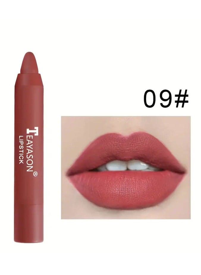 Matte Lipstick Color Rendering Moisturizing Lip Gloss Easy To Color Lip Glaze Rotating Lipstick Pen Valentine's Day Gifts