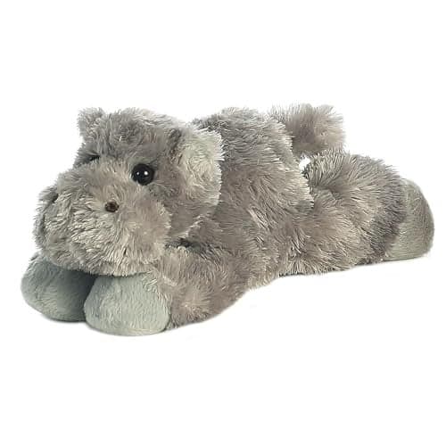Aurora Adorable Mini Flopsie Howie Stuffed Animal Mini Companions Ready for Playful Adventures for Kids All Ages Toddlers Adults and Families Gray 8 Inches