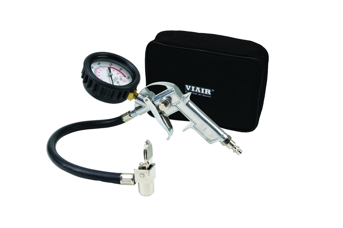 VIAIR 46 000 Tire Inflation Gun, 160 Psi, 2.5" Mechanical Gauge, 1 Pack