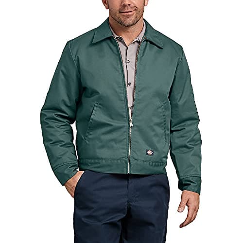 Dickies Men's Insulated Eisenhower Front-Zip Jacket,Lincoln Green,X-Large/Regular,Lincoln Green,X-Large/Regular