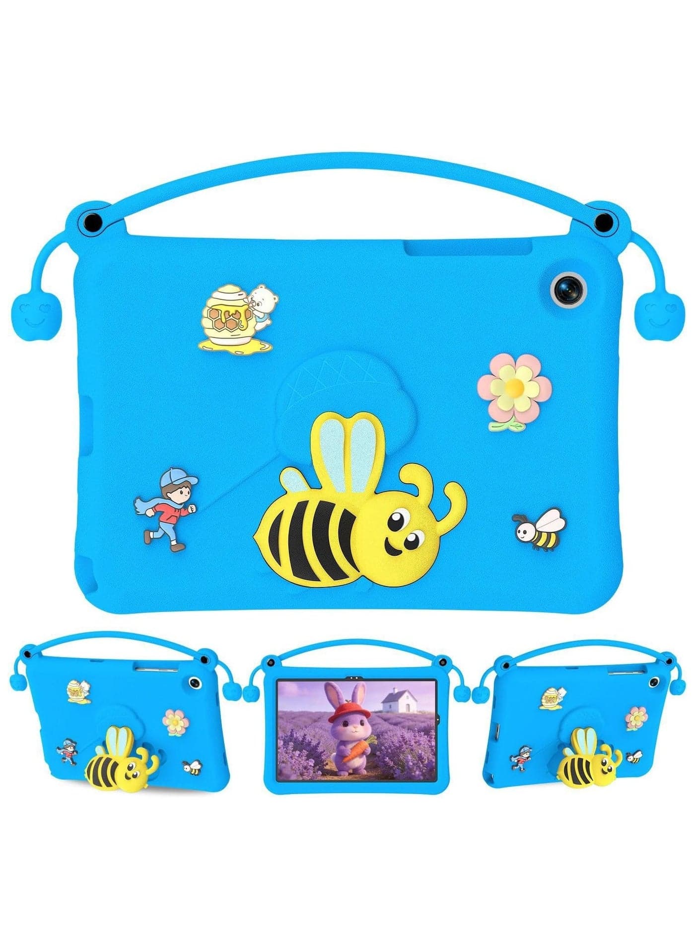 Child-Safe Protective Case Compatible with Galaxy Tab A11 Plus/A11+ 11-inch 2025 (SM-X230/X235) Heavy-Duty EVA Foam Shock-Absorbing Case Child-Proof Pad Protector with Stand