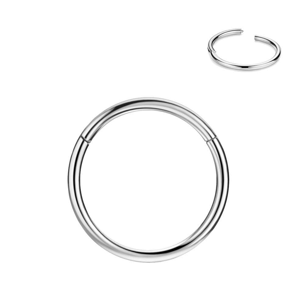 FANSING Small Nose Rings 18 Gauge 7mm Silver Nose Hoop 18g Cartilage Earring Helix Tragus Daith Rook Septum Piercing Jewelry Septum Rings