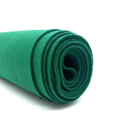 Ice Fabrics Craft Felt Fabric by The Yard 72 Wide 16mm Thick Acrylic Felt Soft and Durable Kelly Green Fabric for DIY Arts Crafts Decorations and More 1 Yard Kelly Green