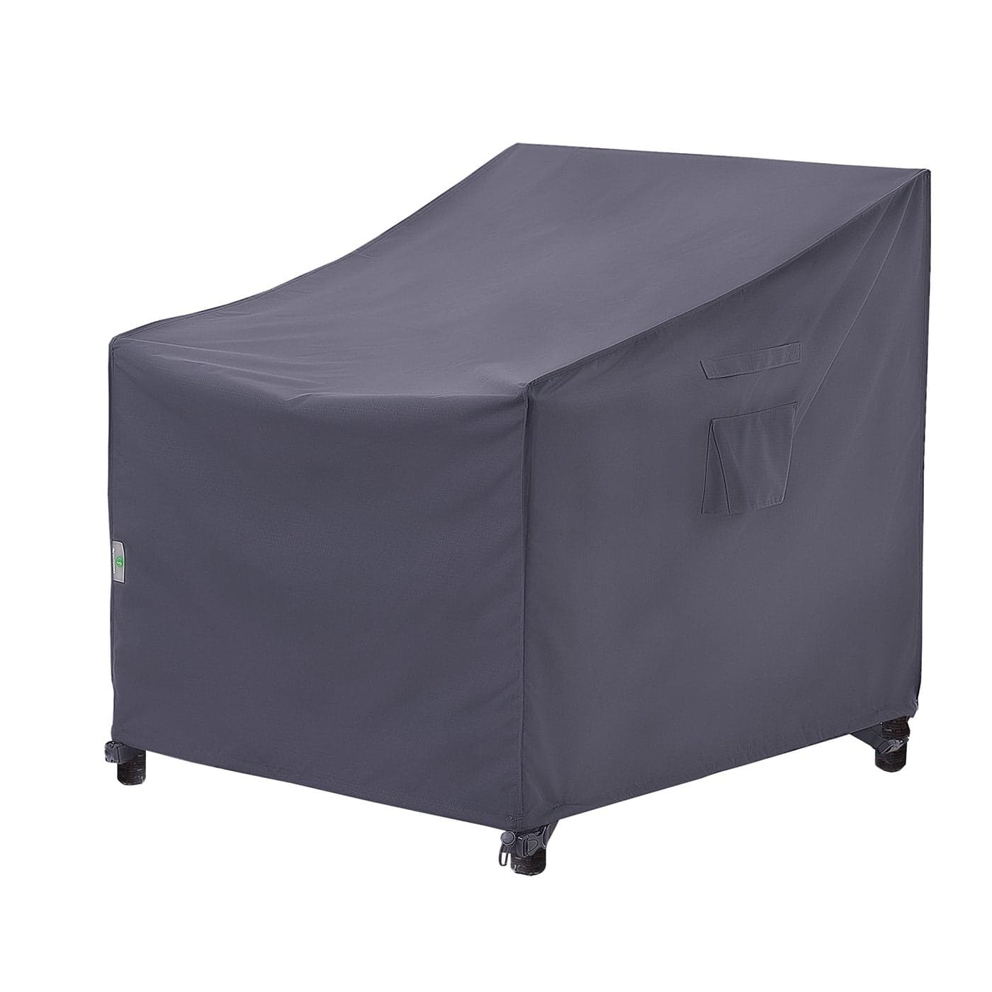 FJ Outdoors Patio Chair Covers Waterproof UV Resistant Heavy Duty Outdoor Lounge Chair Adirondack Chair Cover Grey 33 W x 34 D x 32 H