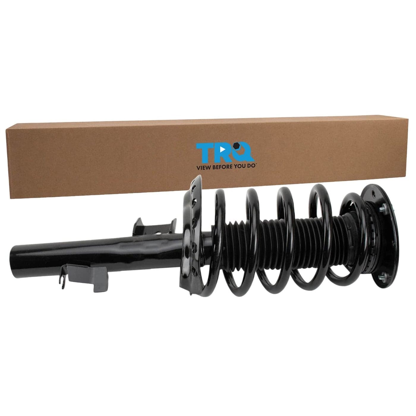 TRQ Front Left Complete Strut Coil Spring Assembly Drivers Side Compatible with 20102016 Volvo XC60