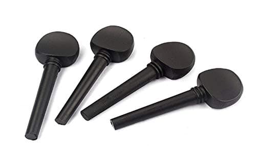 Jiayouy 4pcs 4/4 Size Violoncello Tuning Peg Set Replacement for Violoncello String Instrument Accessories No Hole