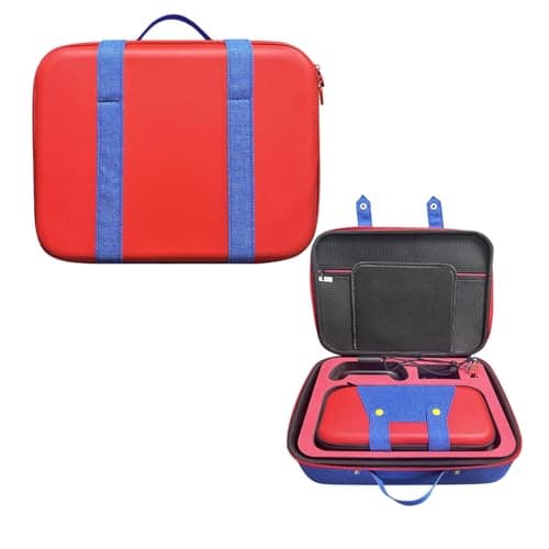 PSS (2 Pack Carrying Case Compatible with Nintendo Switch 2 2025, Protective Hard Shell Case for Switch 2, Portable Travel Bag with Handles and Shoulder Straps for Switch 2 Console and Accessories