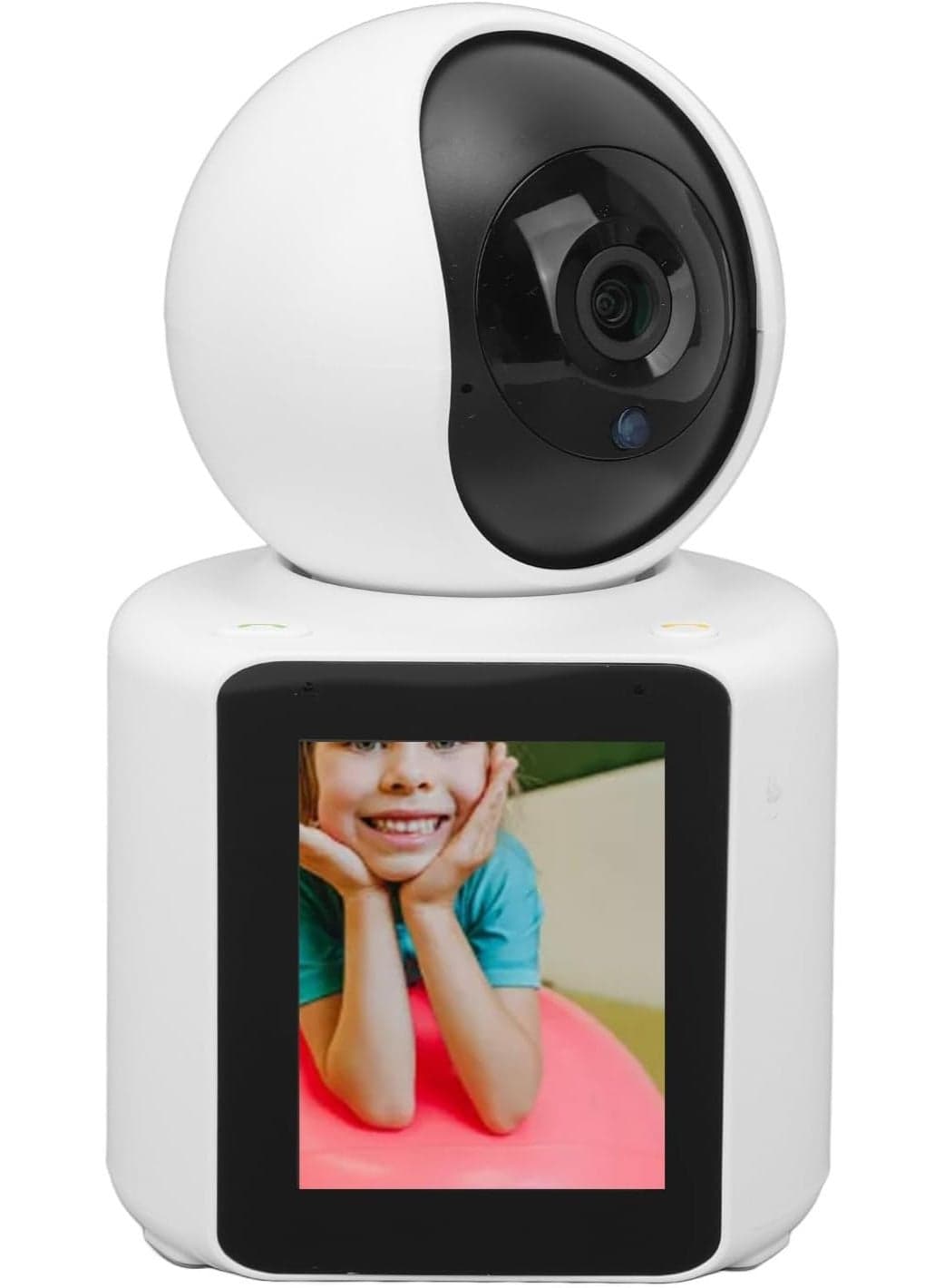 Wireless HD Indoor Security Camera with 360° Coverage, Two-Way Video Calling, Motion Detection, Infrared Night Vision, Smart Alarm Push Notifications, Remote Smartphone Access, Real-Time Monitoring, Perfect for Babies, Pets, Seniors and Home Safety.