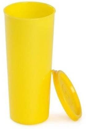 Tupperware Jumbo plastic Tumbler 470 ml (Yellow)