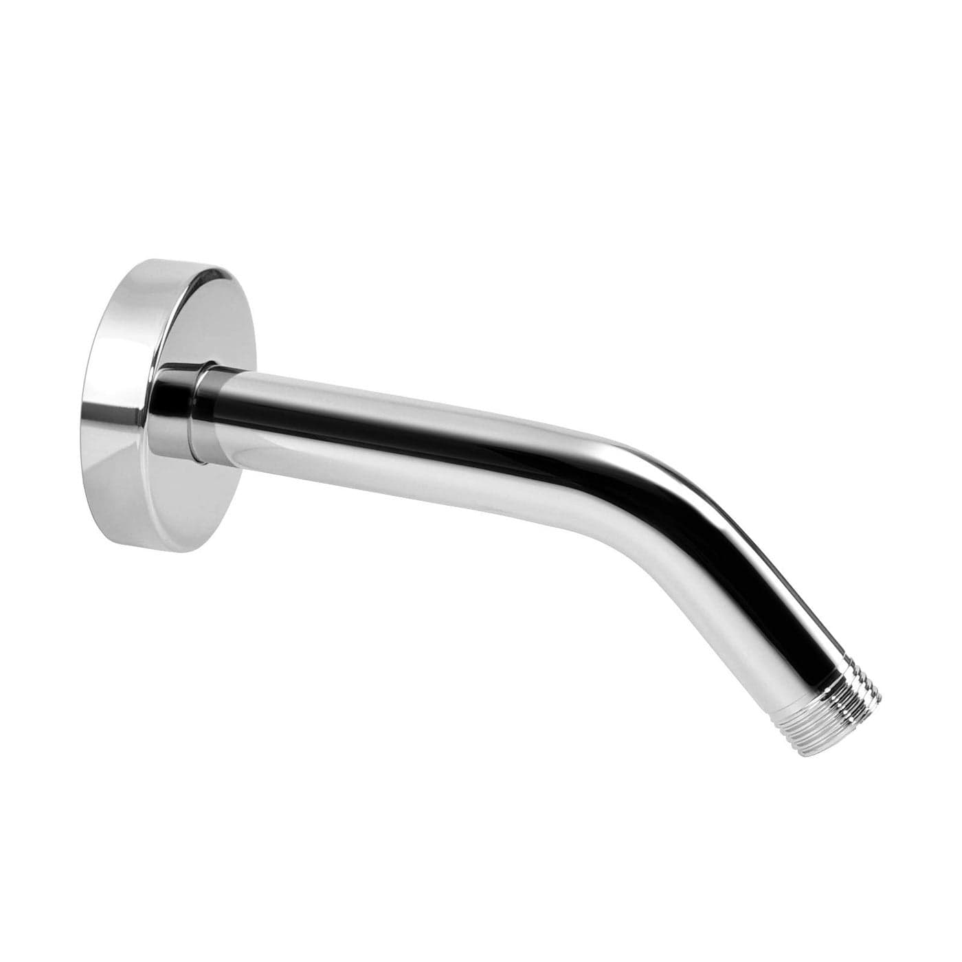 NearMoon Shower Arm with Flange Made of 304 Stainless Steel Shower Extension Extender Pipe WallMounted for Fixed Bathroom Showerhead Never Rust 6 Inch Chrome Finish