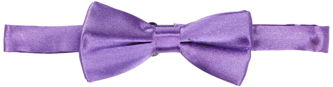 American Exchange Big Boys' Solid Bowtie, Purple, One Size
