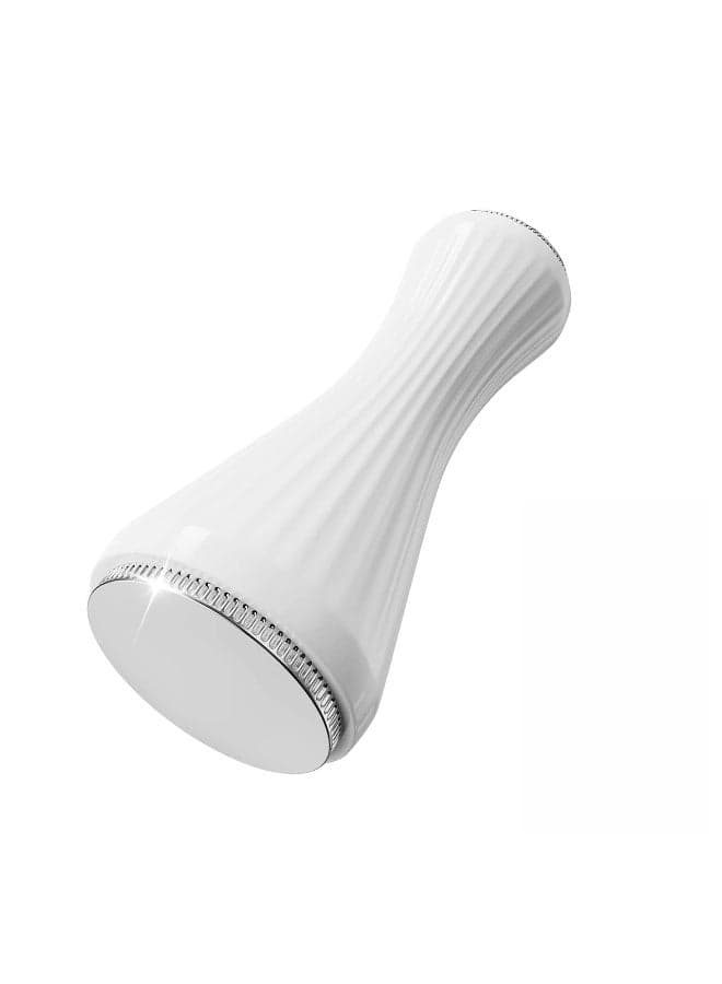 Double Head Ice Roller for Face & Eye, Anti-Frostbite Ice Massager for Puffiness & Redness, Self-Care Skincare Tool for Men & Women (White)