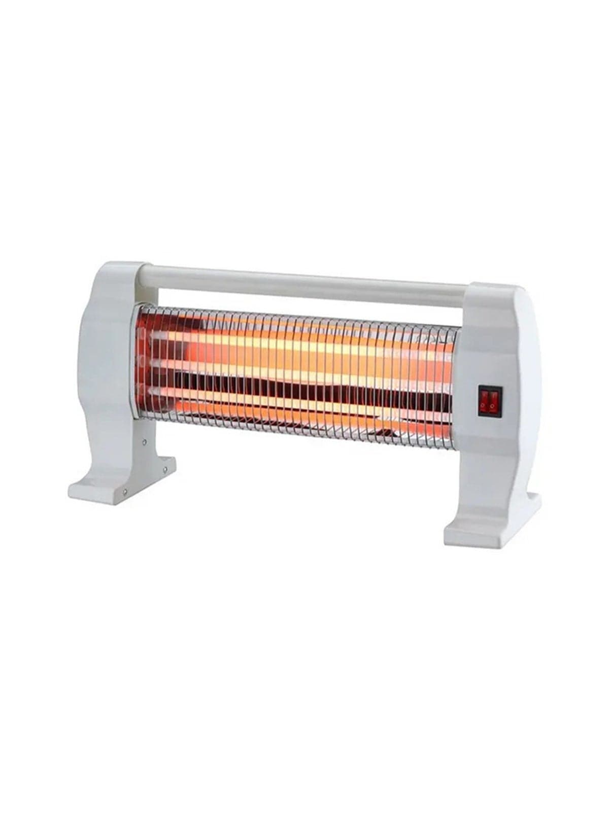 Luxgen 1200W Quartz Heater with 3 Heating Tubes, Fast Warm-Up Technology, Energy Efficient Indoor Room Heater, Safety Tip-Over Switch, Ideal for Home and Office Use