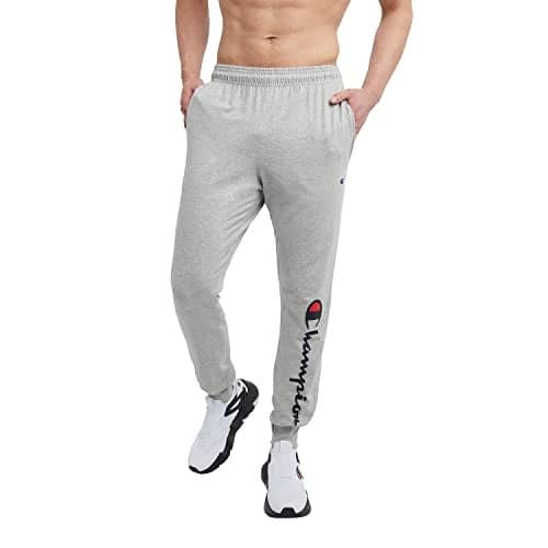 Champion Men's Joggers, Lightweight Lounge Pants, Jersey Graphic Pants for Men, 31"