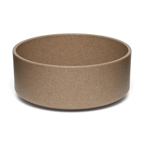 Loving Pets - Dolce Bamboo - Eco-Friendly Pet Bowls & Dishes for Dog, Cats, Puppy Food and Water Dish -Sustainable and Dishwasher Safe, Made with Real Bamboo (Medium, Coffee-Brown)