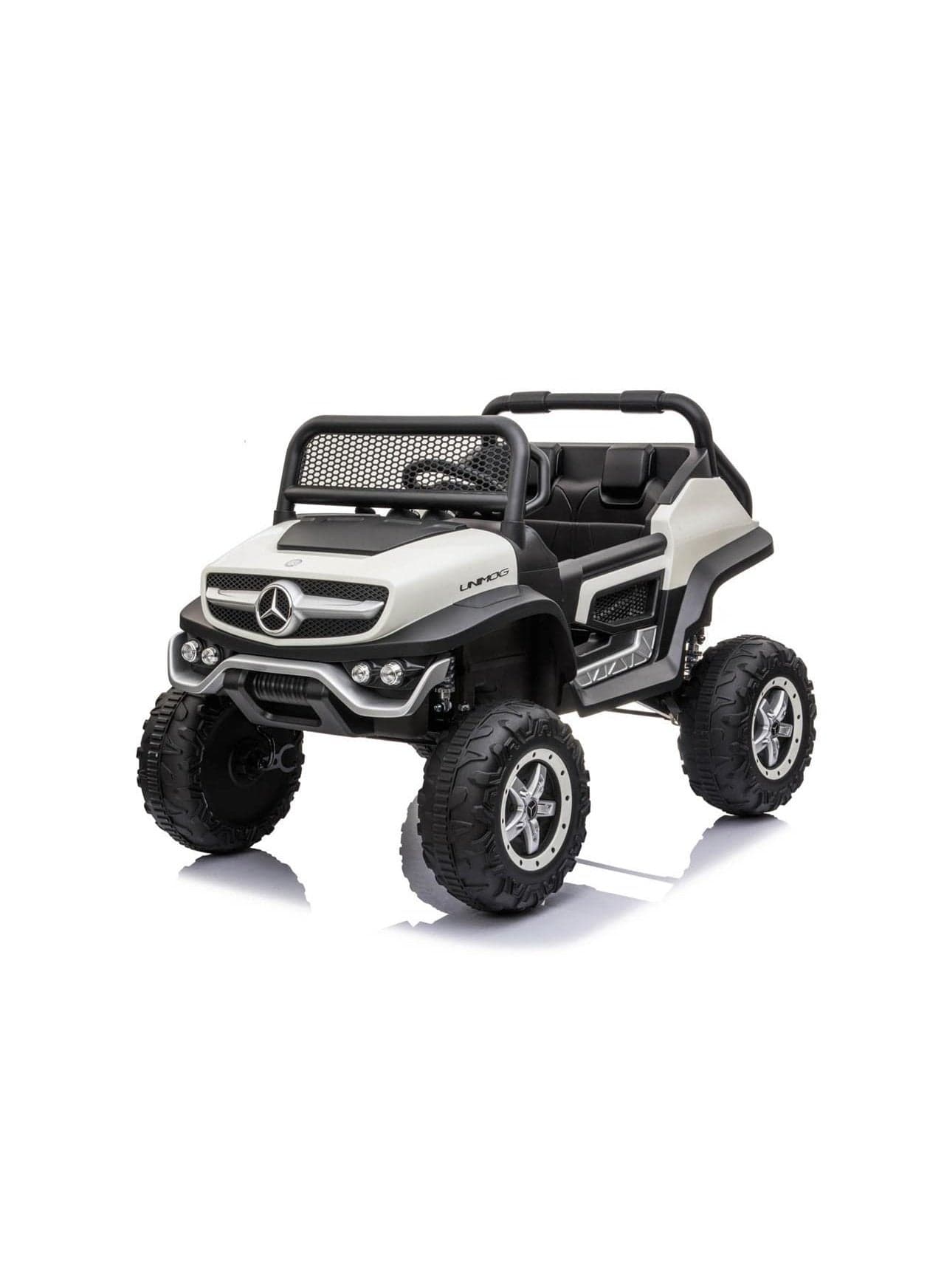 Benz Unimog Small White And Black 2M SMBJL199