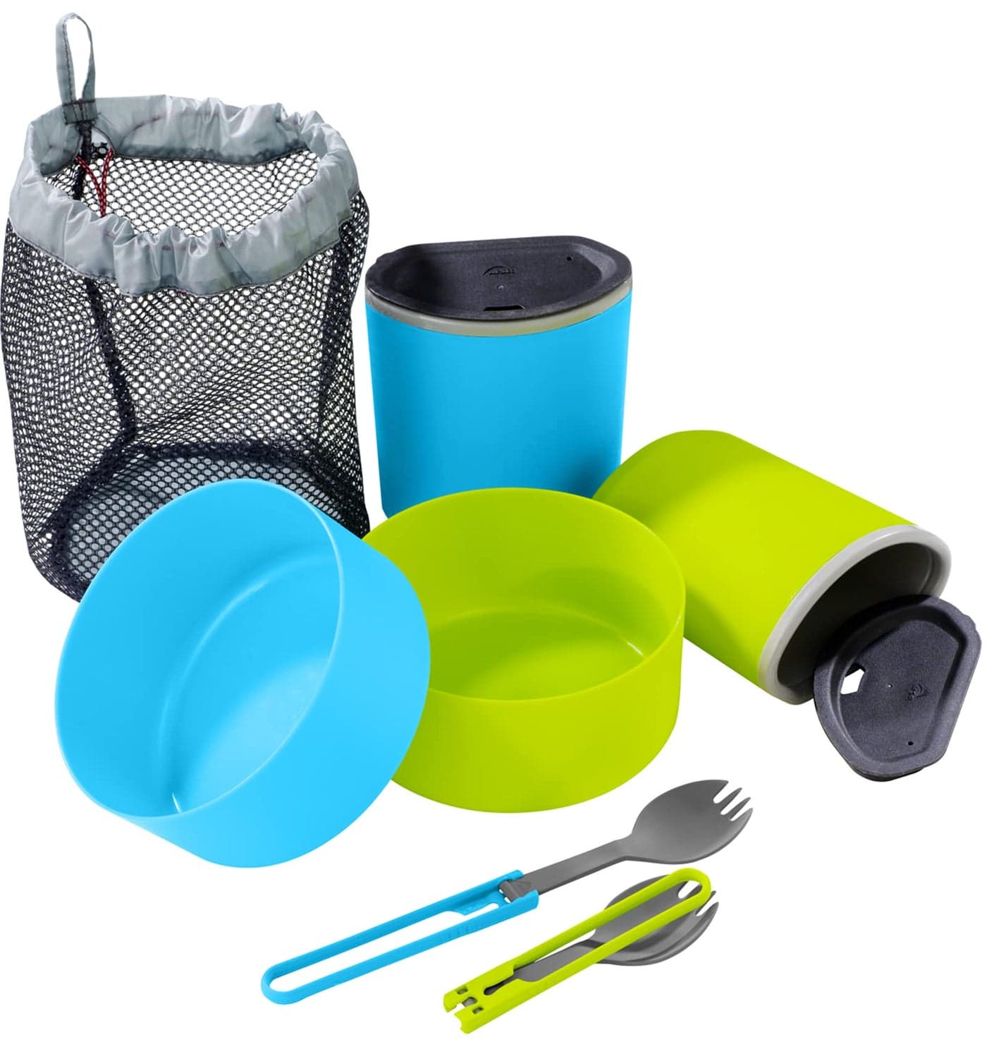 MSR 2Person Camping Mess Kit Blue Green