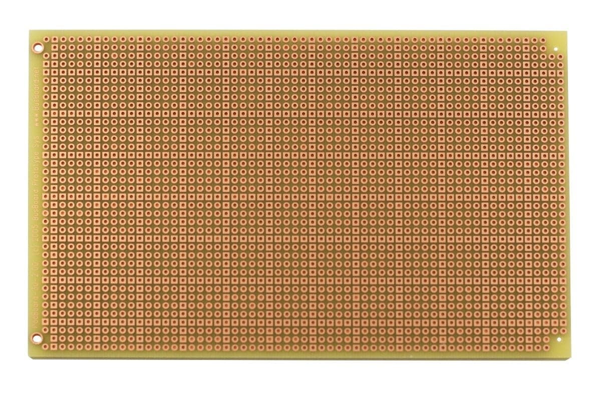 PAD3U PadBoard-3U, Pad per Hole, 2 Sided PCB, Plated Holes, 3.94 x 6.30 in (100 x 160 mm)