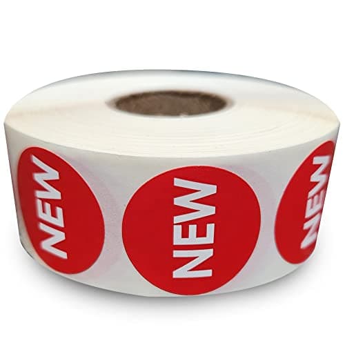 1000 Stickers/Roll New Permanent 1 Inch Label Sticker