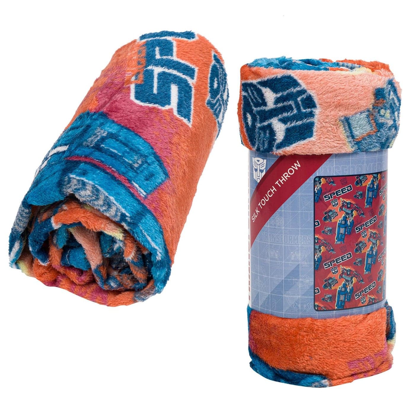 Northwest Transformers Silk Throw Blanket 40 x 50 Single Oranger 91944