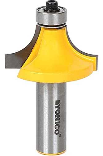 YONICO 13166 1/2-Inch Radius Round Over Edge Forming Router Bit 1/2-Inch Shank