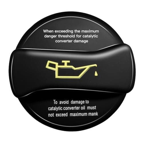 80989 Engine Oil Filler Cap Replacement for Audi Volkswagen/vw, 1998-2006 A4, 2000-2004 A6, 2007-2010 Q7, 1990-2018 Passat, 1986-2018 Jetta, 1998-2018 Beetle, 06B103485C 06B103-485C