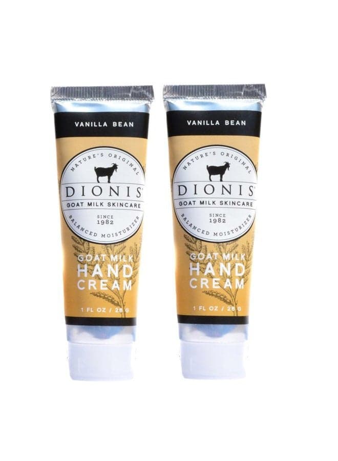 Goat Milk Hand Cream 2 Piece Travel Gift Set - Vanilla Bean