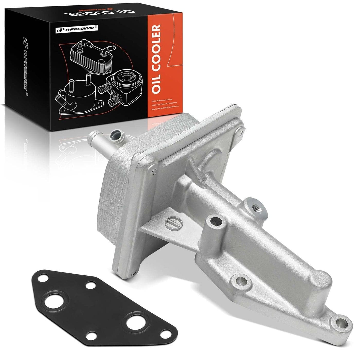 APremium Engine Oil Cooler with Seal Compatible with 20072013 Nissan Altima 20072012 Sentra L4 25L Replaces 21300JA06A 21300JA05A
