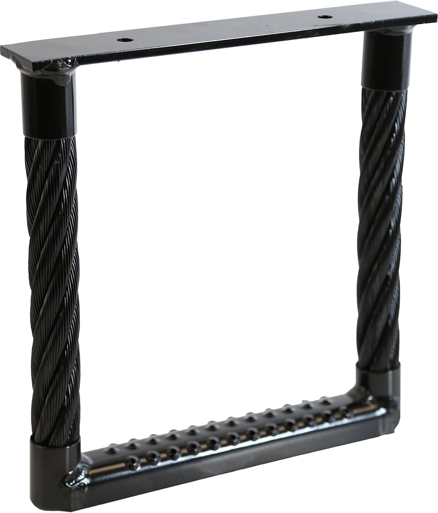 Buyers Products 5231212 12" Tall x 12" Wide Perforated Cable Truck Step, Universal Galvanized Cable Step For Big Trucks, Trailers & More, Semi Truck Accessories