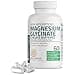Bronson Magnesium Glycinate 200 MG per Serving Chelated for High Absorption Gentle On Stomach NonGMO 60 Vegetarian Capsules