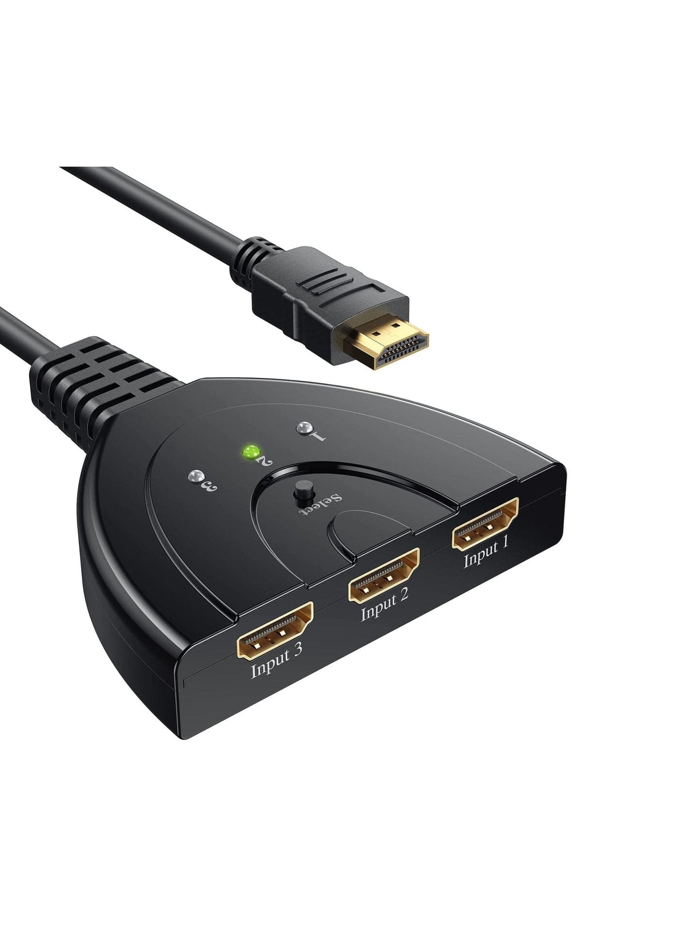 3 Port HDMI 1080P Switcher Switch Splitter for HDTV DVD Xbox 360