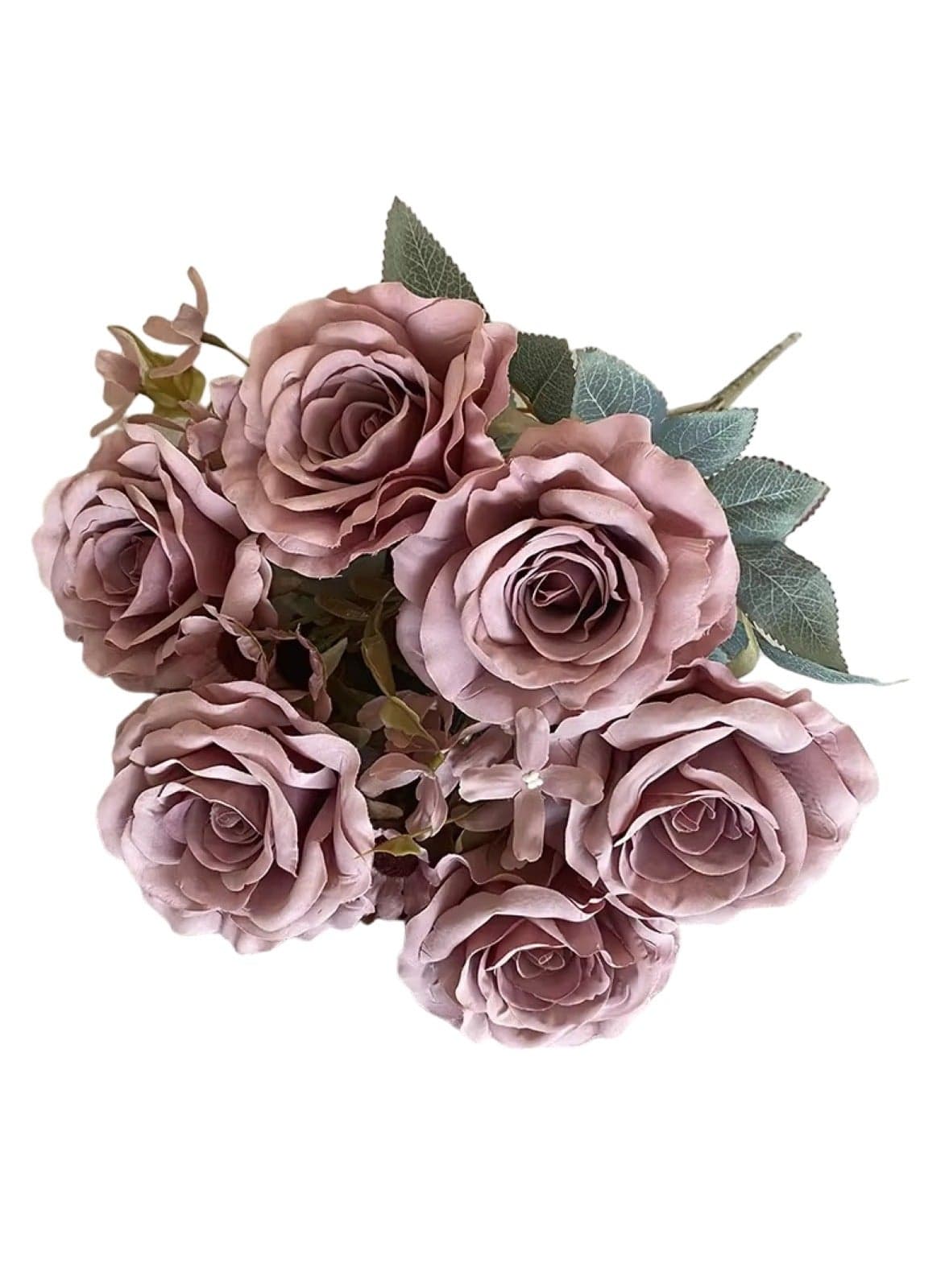 Artificial Flower Decor for Home, Parties, and Weddings Dark Cameo Brown