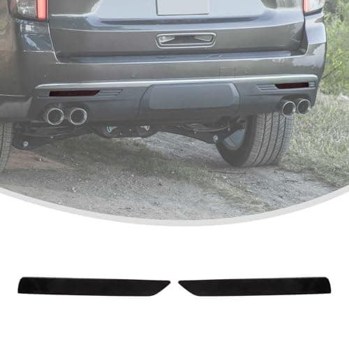 Linskip Rear Fog Light Covers Compatible with 2021-2024 Chevy Suburban Tahoe & GMC Yukon, Dark Smoke Rear Bumper Reflector Cover, Exterior Accessories