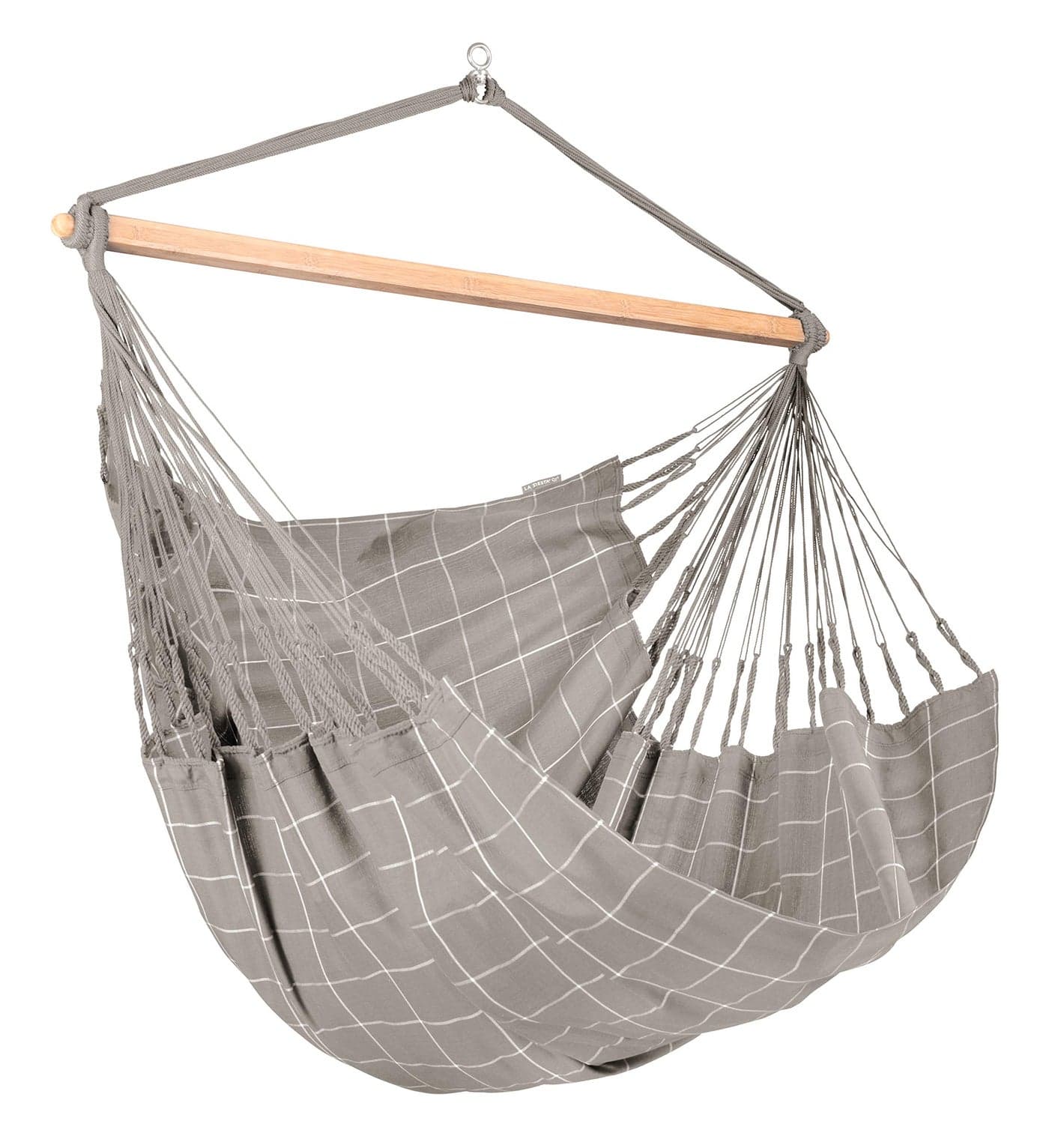 LA SIESTA XL King Domingo Hammock Swing Chair Weather Tear Resistant Hanging Hammock Chair Indoor Outdoor Hammock Chair Swing Hanging Chair for Patio Porch Bedroom Max 355 Lbs Almond