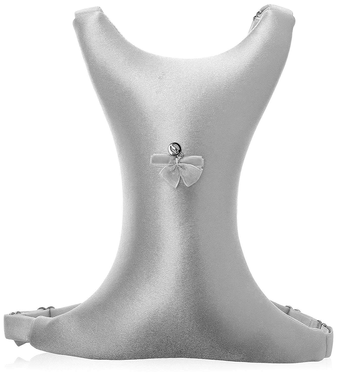 Intimia Breast Pillow for Chest Wrinkles and Side Sleeping - Chest Pillow for Wrinkle Prevention and Breast Support (Silver)