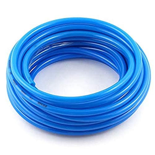 HOSEMART Pneumatic 6mm OD x 4mm ID 10 Meter PU Pipe Flexible Air Tubing Hose Blue