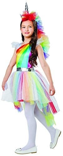 Seasons Rainbow Unicorn Dress Up Costume, Medium (8-10)
