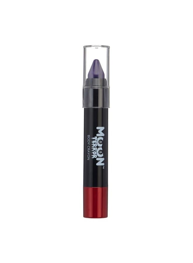 Halloween Face Paint Stick Body Crayon by Moon Terror, SFX Make up - Poison Purple - Special Effects Make up - 0.12oz