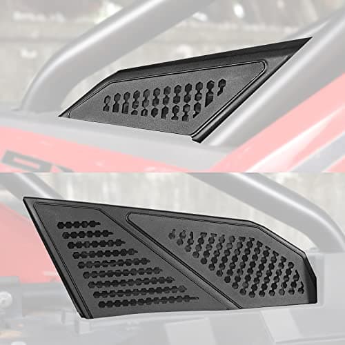 RERPRO RZR Intake Cover Grill Compatible with 2020 2021 2022 2023 2024 2025 Polaris RZR PRO XP/4 RZR Turbo R/4 RZR Pro R/4 Inlet Protection Cover Engine Side Vent Air Intake Metal Mesh Cover Bezel