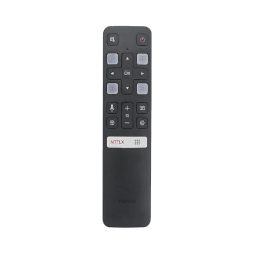 marman® Compatible TCL Smart Tv Remote Control Original with Bluetooth and Voice Command for Model RC802V FMR1 with Google Assistant & Netflix Hot Keys Pairing Must !