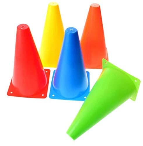 SIMRAN SPORTS Cone Marker, Cone Marker Set, Cone Markers, Agility Cones, 15 Inch Agility Cone Marker Set (Pack of 10)