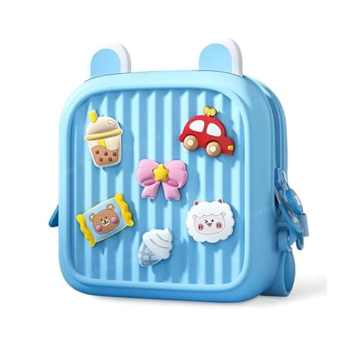 Toyshine 10 Inch Cute Lightweight Mini Shoulder Backpack Waterproof Kawaii Picnic Travel Outdoor bag For Girls kids - Blue