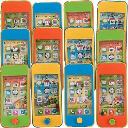 Fun Express Handheld Water Phone Game Party Favor Toys Assorted Set of 12