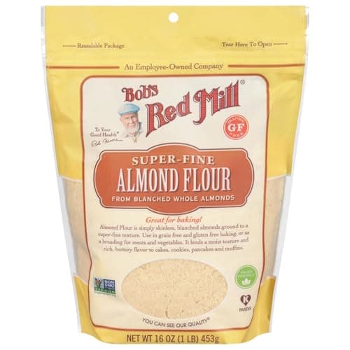 Bob's Red Mill Blanched Almond Flour, Finely Sifted - 16 Ounce (Pack of 1) - Non-GMO, Gluten Free, Paleo, Vegan, Keto Friendly