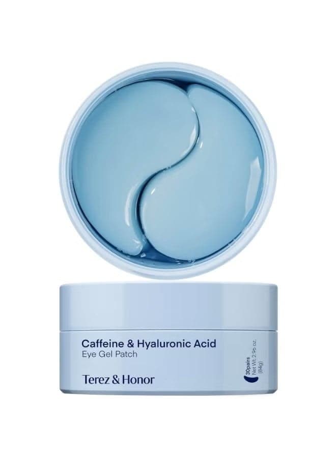 Under Eye Patches for Dark Circles - 60 Korean Hydrogel Masks for Puffiness, Bags with Caffeine, Hyaluronic Acid, Niacinamide - Undereye Brightening, Hydrating, Anti-Wrinkle & Cooling